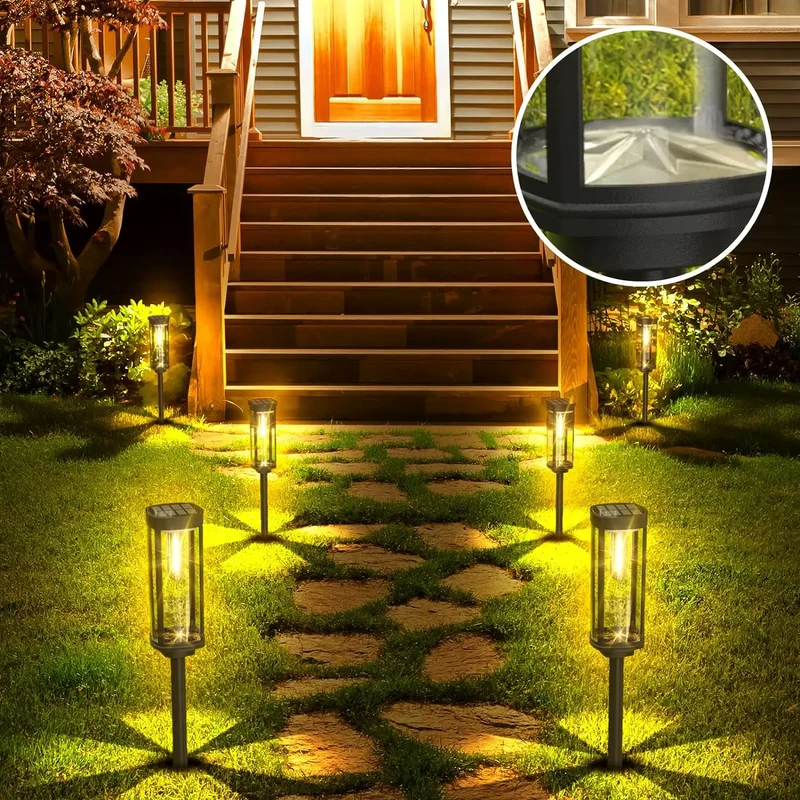 Elegant waterproof outdoor solar lanterns