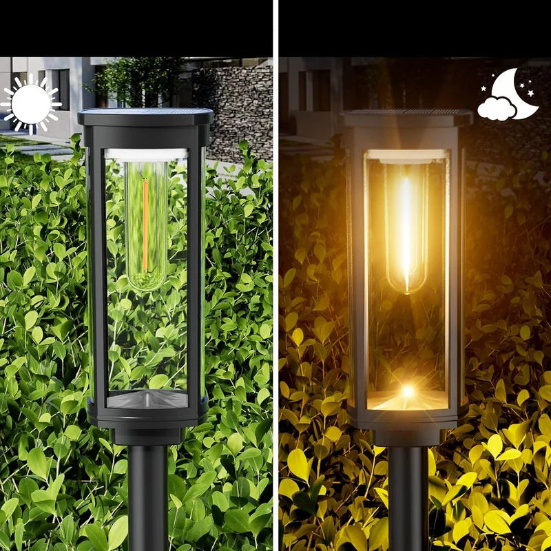 Elegant waterproof outdoor solar lanterns