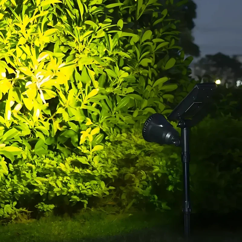 Powerful outdoor solar LED floodlights