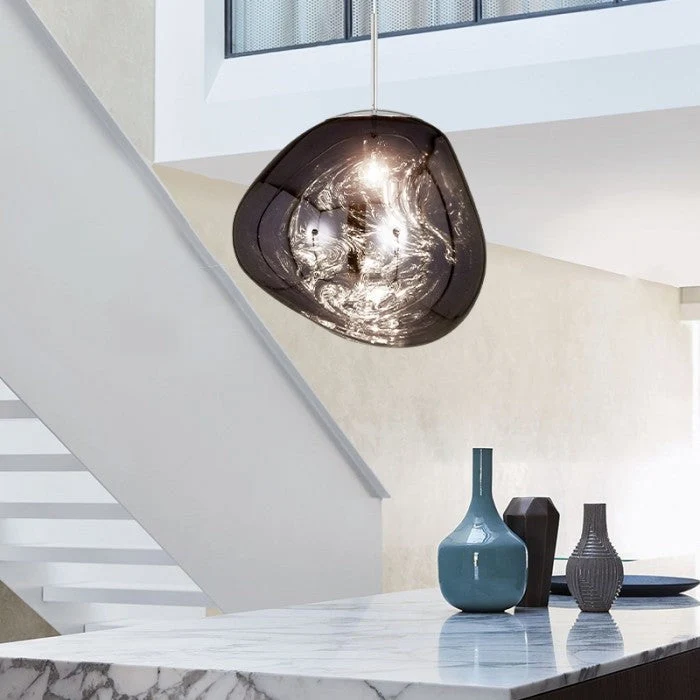 Reflective modern LED pendant lamps