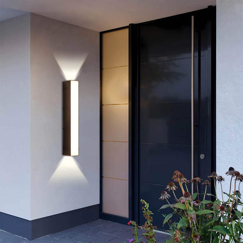Weather-Resistant LED Wall Lamp – Modern Outdoor Up Down Fixture