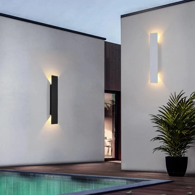 Modern Aluminum Design Outdoor Wall Lights