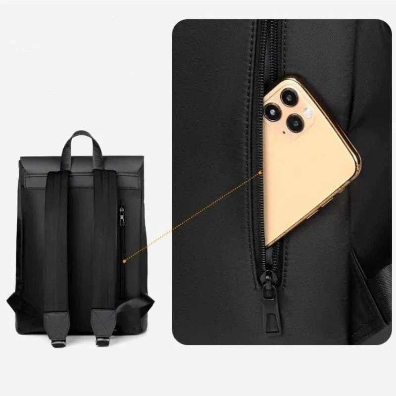 Sac à dos unisexe imperméable pour ordinateur portable 14 pouces