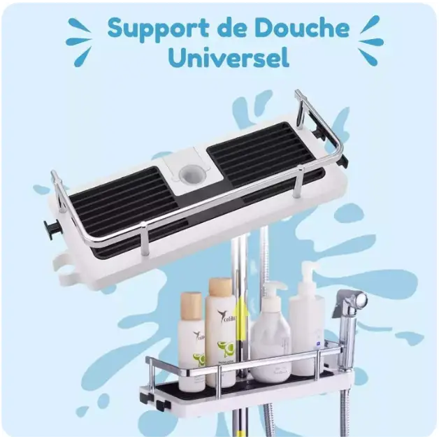 Support de Douche Universel - Moderne & Pratique