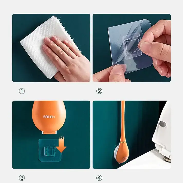 Brosse WC en Silicone Innovante - Sécurité et Hygiène - SmartBrush