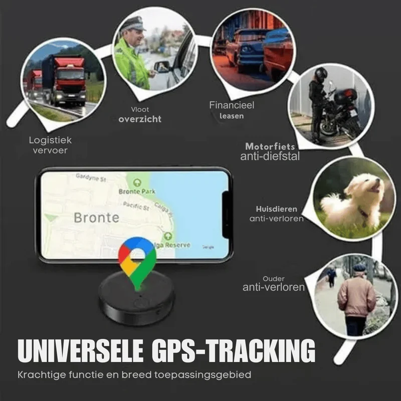 TrackMate Mini GPS - Traceur Puissant pour Voiture et Clés