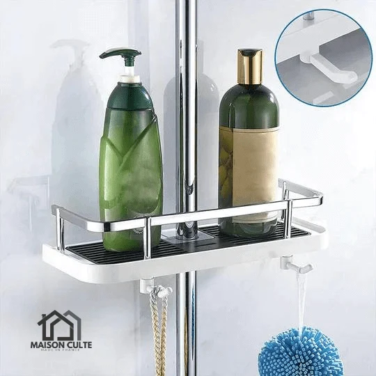 Étagère de Douche Sans Trous - Installation Facile