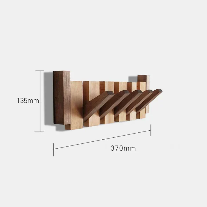 Porte Manteaux Mural Piano en Bois - Élégant et Pratique