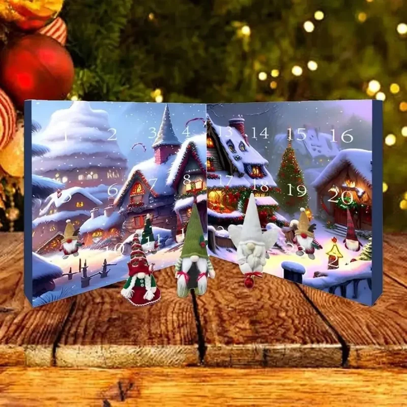 Calendrier de l'Avent Gnome - Ambiance Festive & Charme
