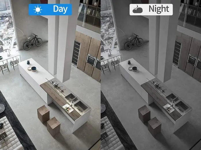 Caméra de Surveillance WiFi HD - Vision Nocturne & Détection Mouv