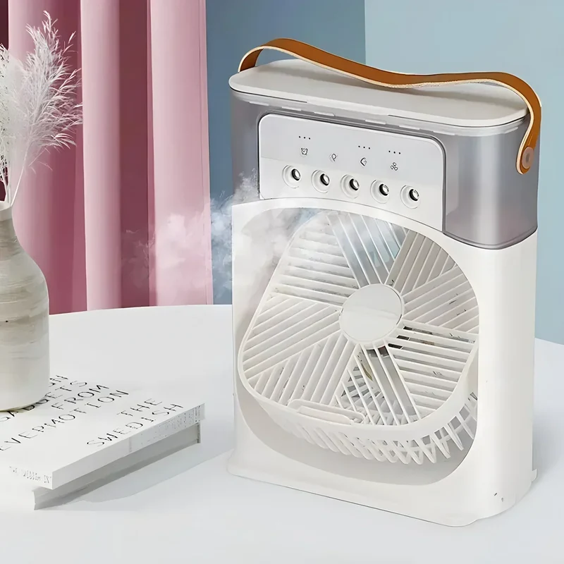 Climatiseur Portable 3-en-1 - Ventilateur et Humidificateur LED
