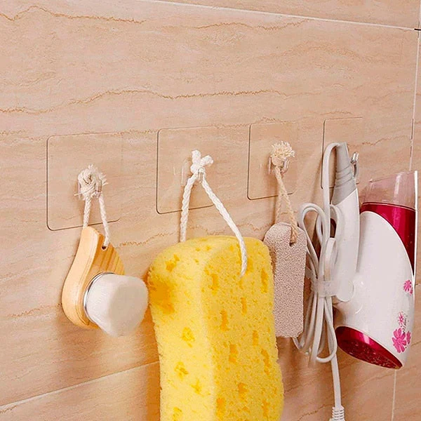 Crochets Adhésifs Réutilisables - Forte Tenue et Durable