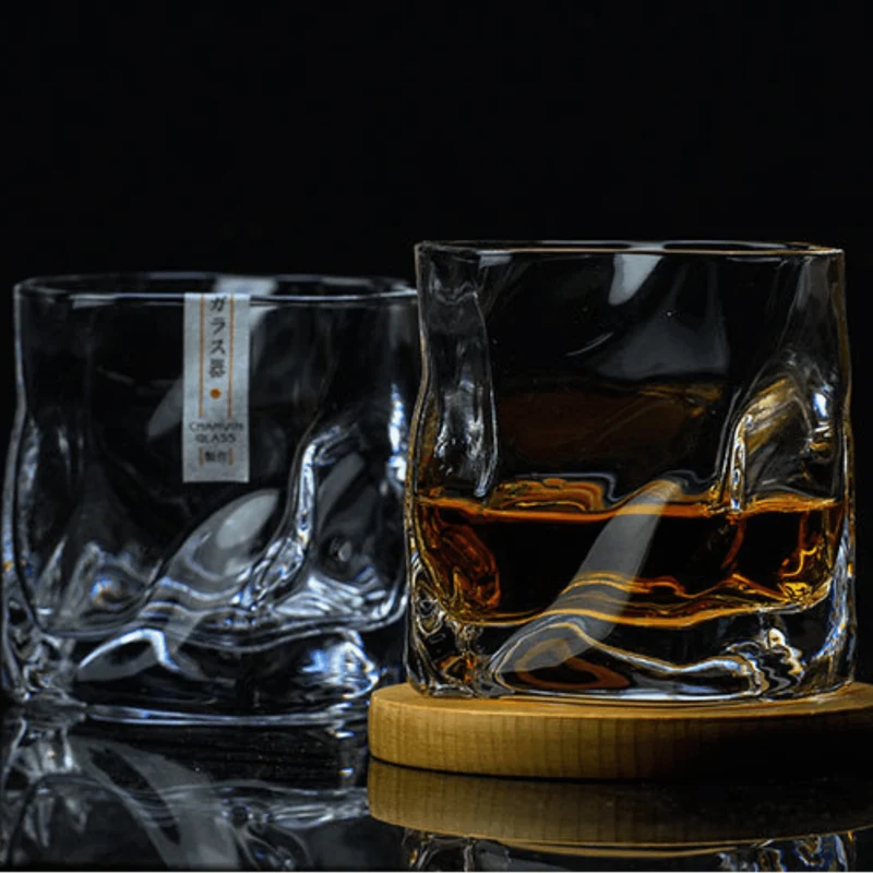 Verre à Whisky Japonais - Design Froissé Unique