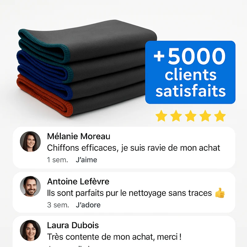 TopClean - Chiffon Microfibre: Ultra Absorbant, Durable