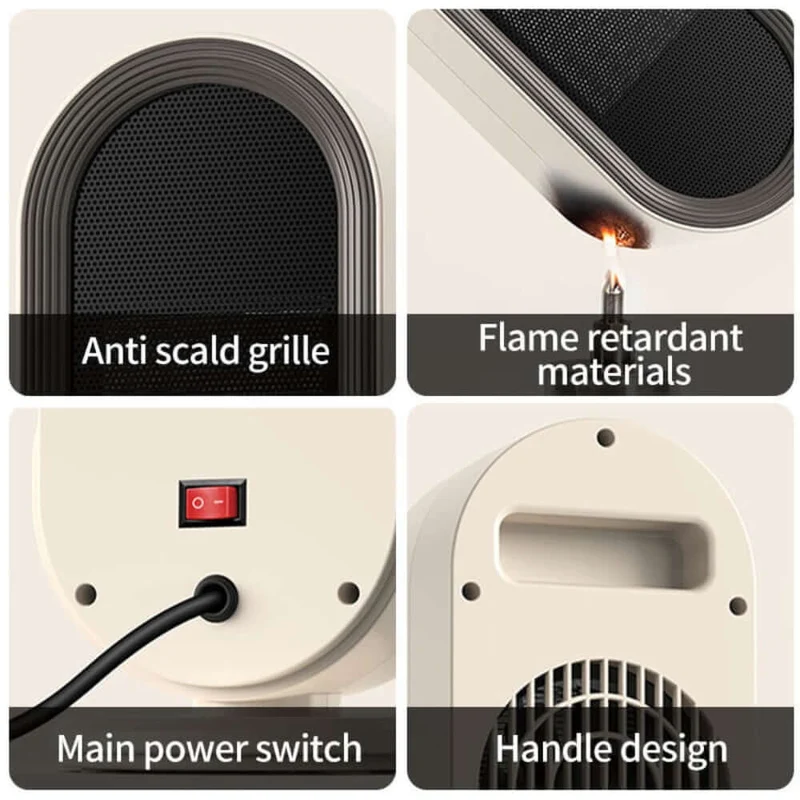 Chauffage Electrique Mobile Compact: Chaleur Instantanée