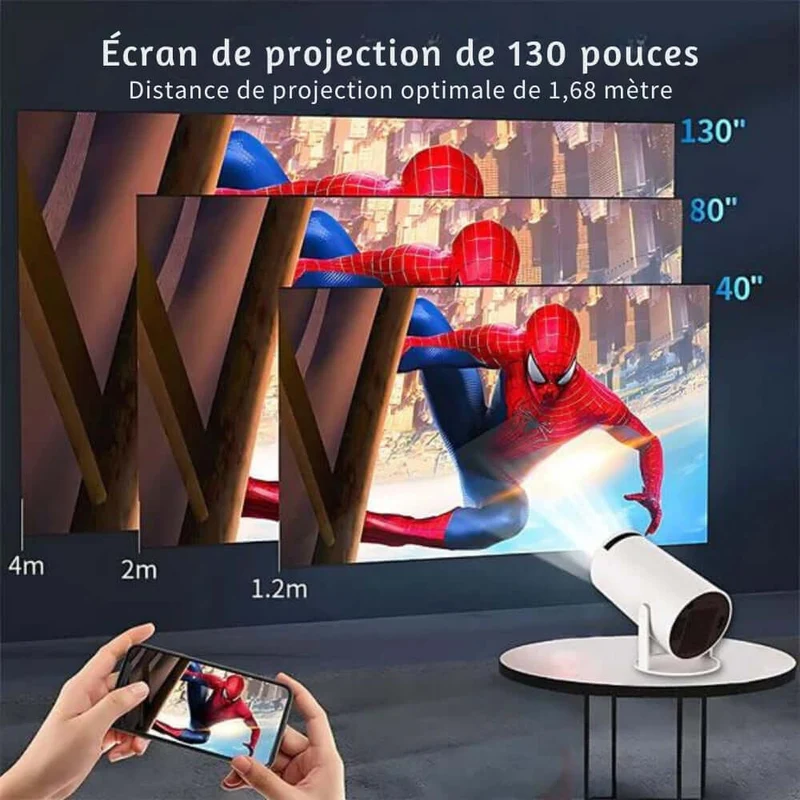 Mini Projecteur Portable Haute Définition 4K