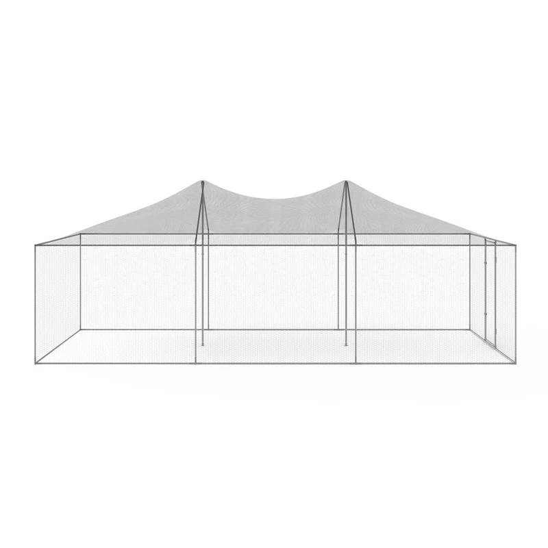 Volière grillagée 18m² - 6x3m