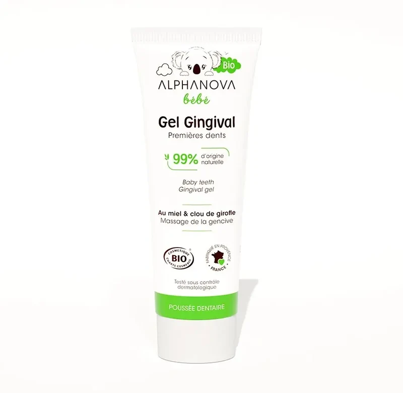 Gel gingival premières dents Alphanova