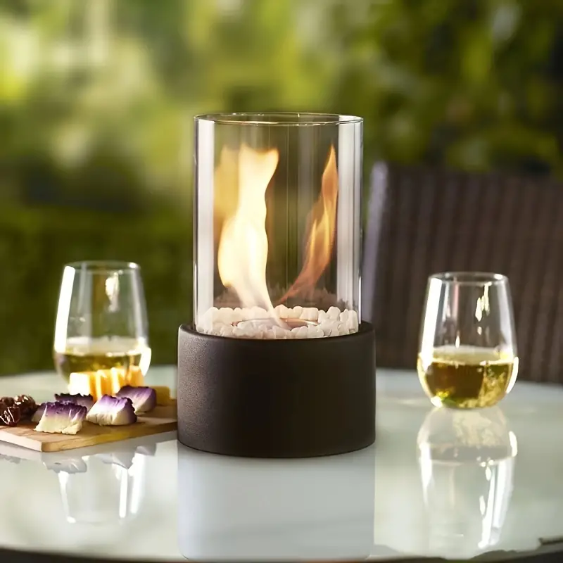 Cheminée Portable Moderne - Ambiance Chaleureuse