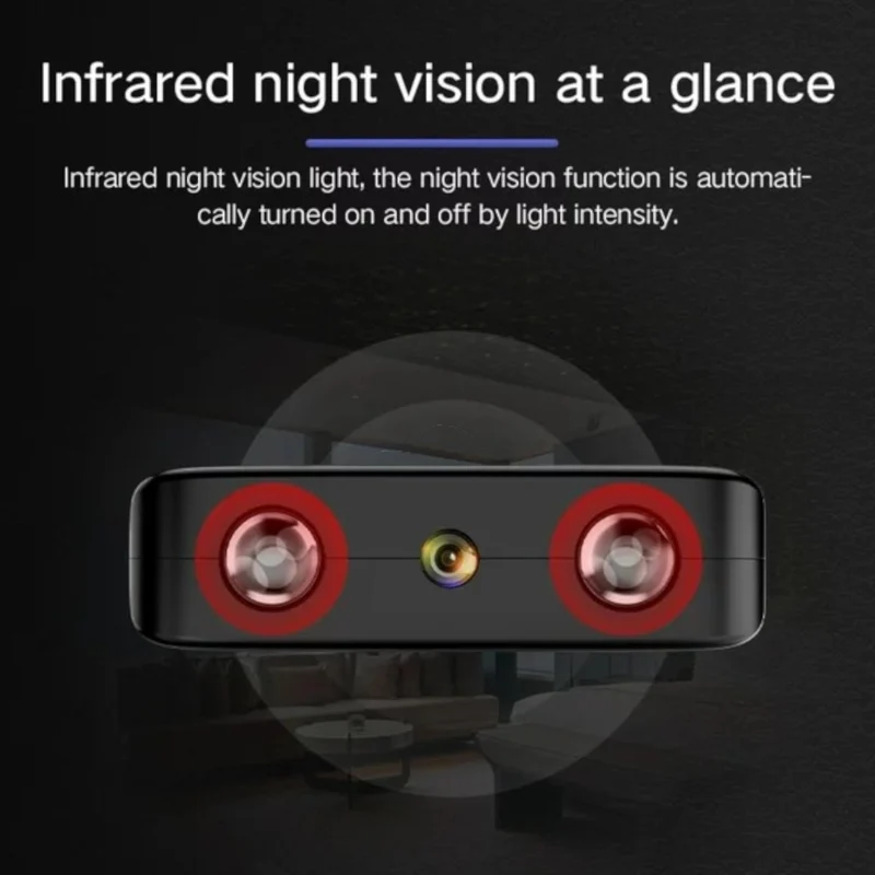 Caméra Micro HD WiFi - Sécurité, Vision Nocturne
