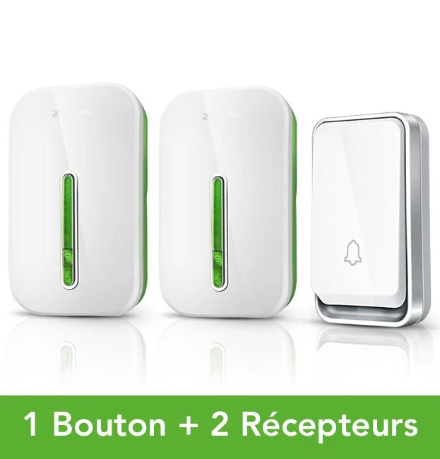 Sonnette Intelligente - Sans Fil, Sans Batterie, Imperméable