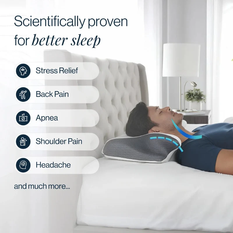 Oreiller Cervical - Sommeil Réparateur
