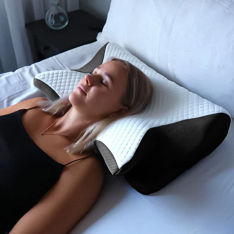 Oreiller Orthopédique - Sommeil Profond - Soulagement Cervical et Dorsal