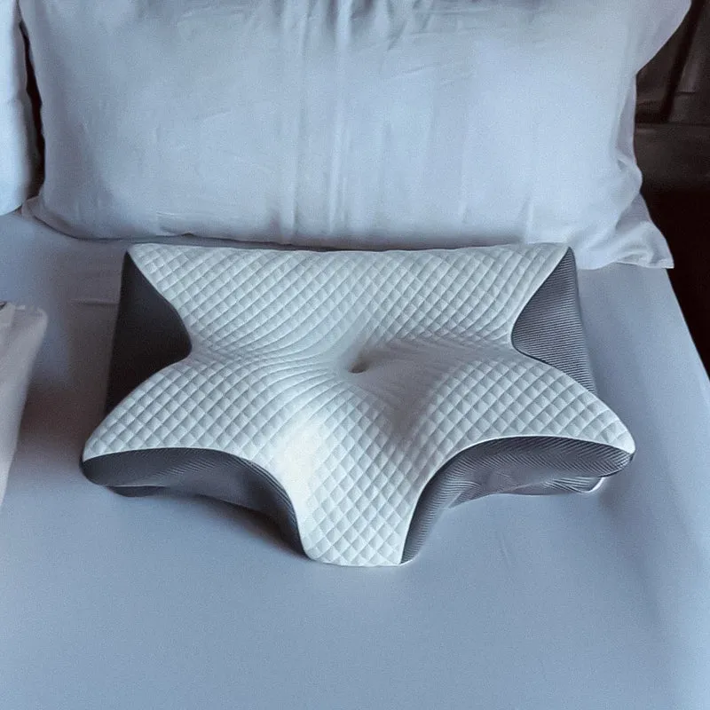 Oreiller Orthopédique - Sommeil Profond - Soulagement Cervical et Dorsal
