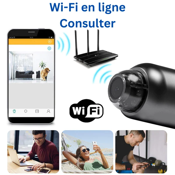 Minieye - Caméra Sécurité HD Enfant - Surveillance Discrète