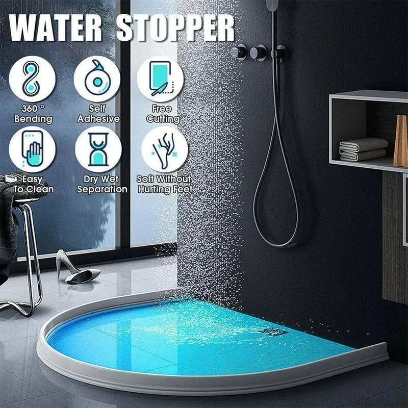 Joint Silicone Étanche - Barrière Douche WaterStop - Installation Facile