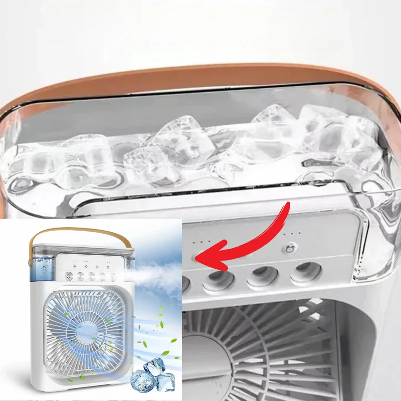 Mini Climatiseur Portable - Refroidissement Personnel - USB Rechargeable