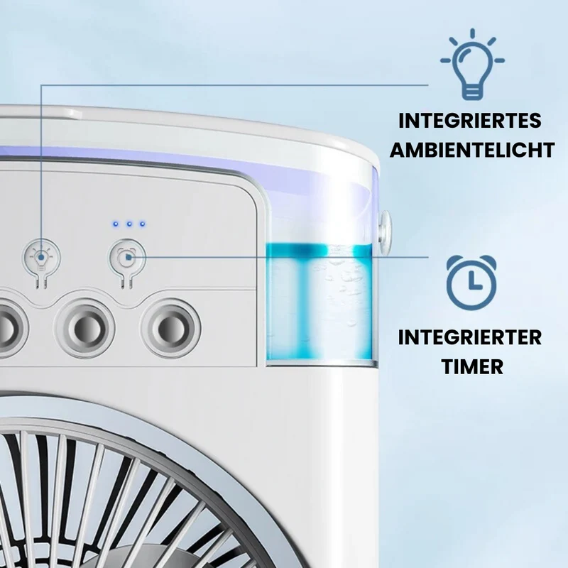 Mini Climatiseur Portable - Refroidissement Personnel - USB Rechargeable