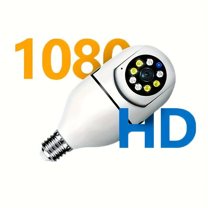 Caméra Sécurité HD WiFi - Ampoule