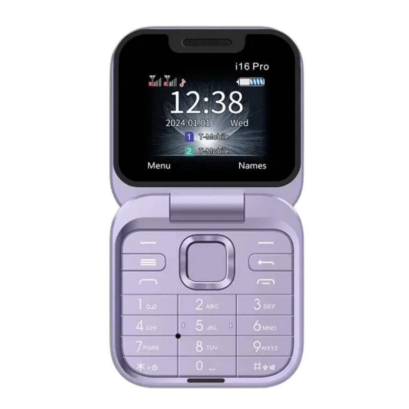 Téléphone portable pliable Dual Sim compact polyvalent