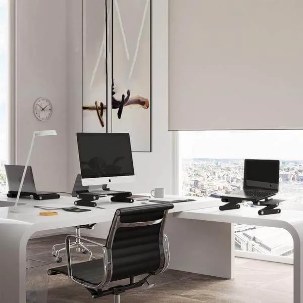 Support PC Portable Ergonomique - Réglable 360° - Confort & Santé