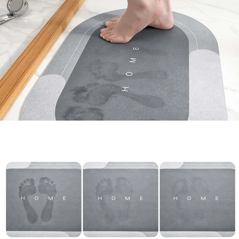 Tapis Salle de Bain - Séchage Rapide - Antidérapant