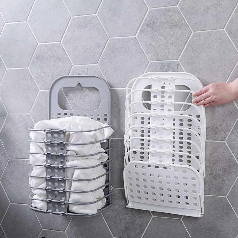 Panier à Linge Suspendu - Gain de Place - Salle de Bain