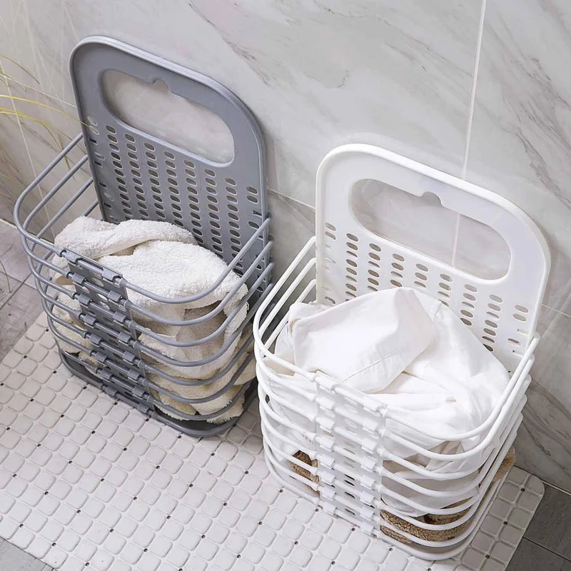 Panier à Linge Suspendu - Gain de Place - Salle de Bain