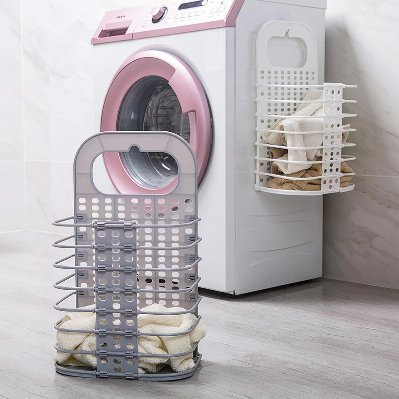 Panier à Linge Suspendu - Gain de Place - Salle de Bain