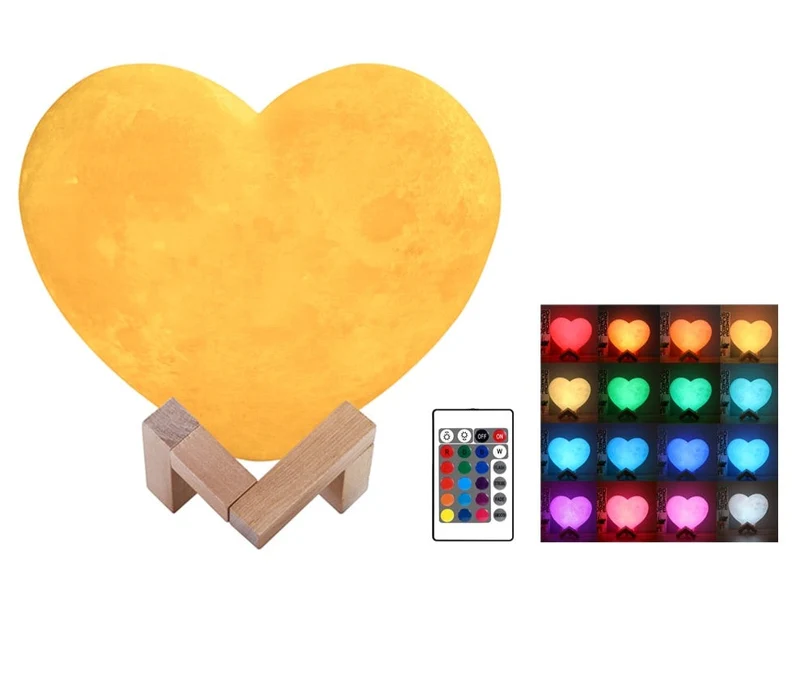 Lampe veilleuse coeur