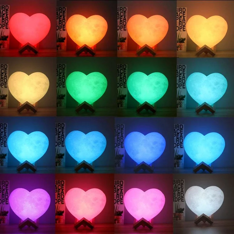 Lampe veilleuse coeur