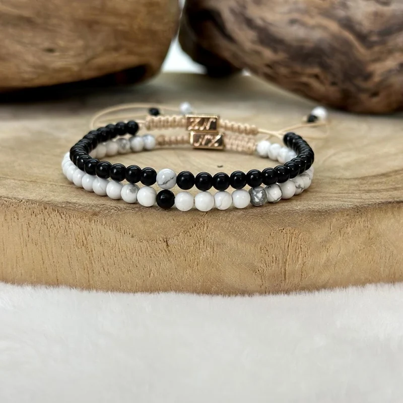 Bracelet Distance HOWLITE 6 mm