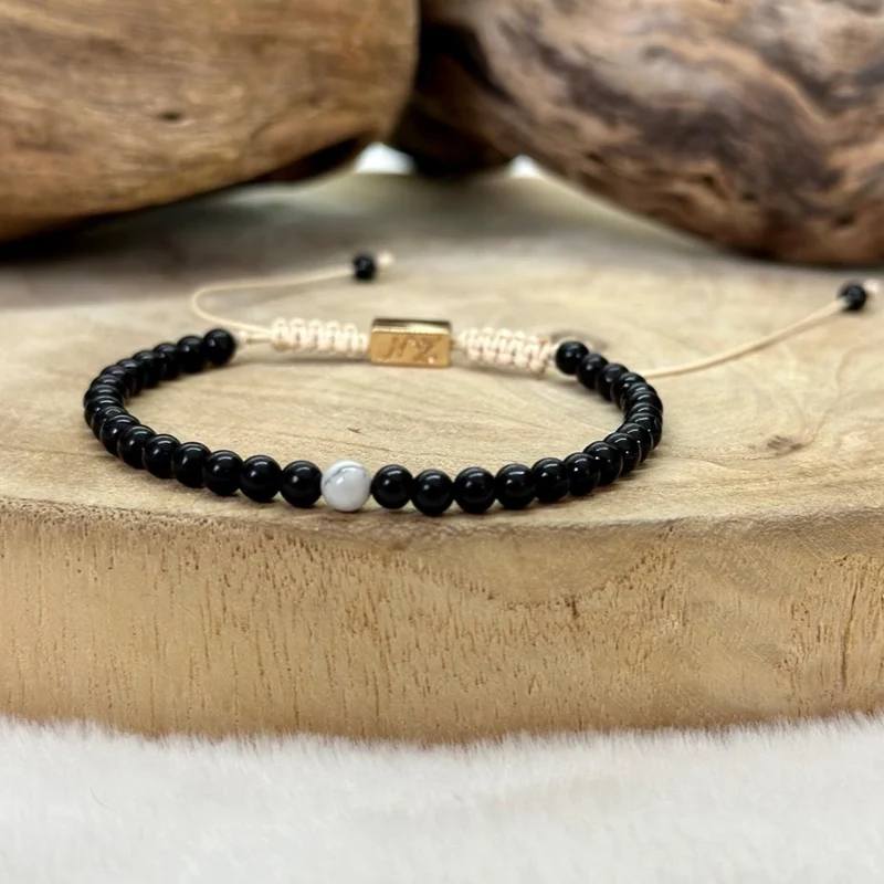 Bracelet Distance HOWLITE 6 mm