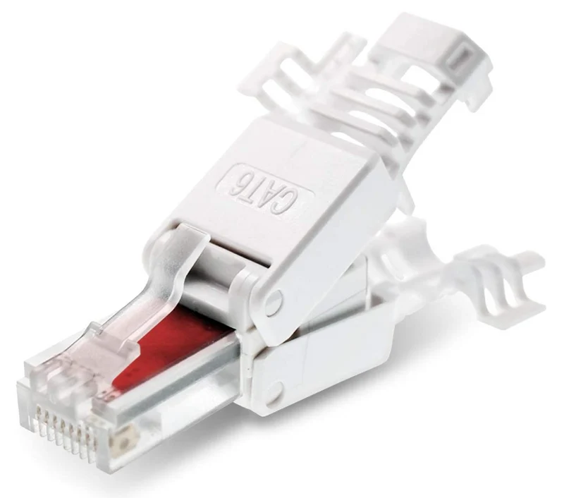 Lot de 4 fiches RJ45 sans outil Natura-Zen - Catégorie 6
