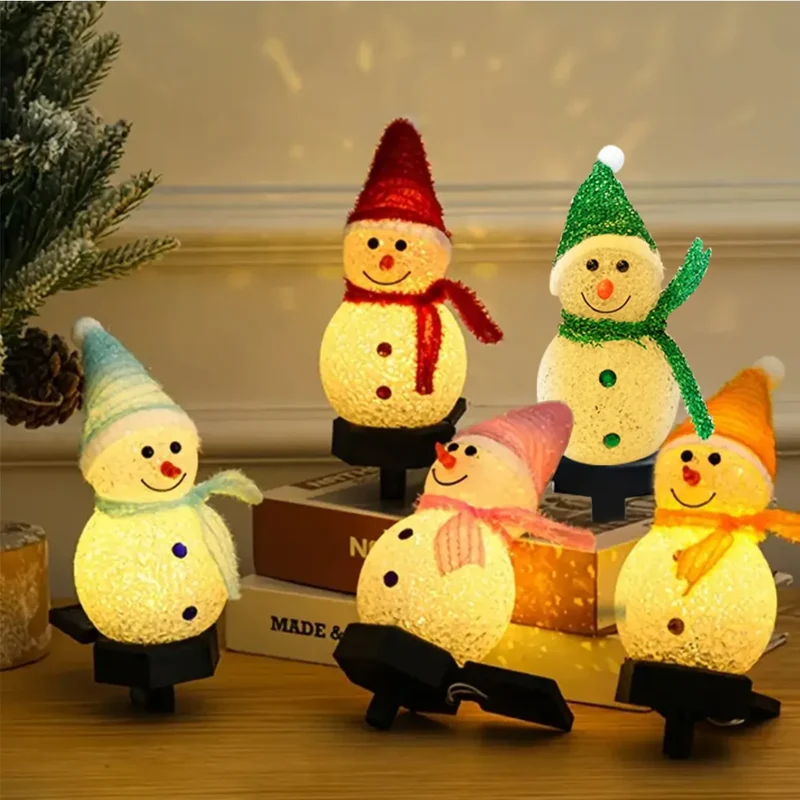 Bonhomme de Neige Lumineux Solaire