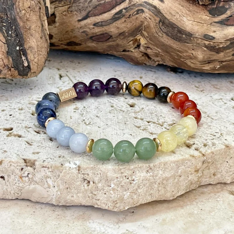 Bracelet chackra en pierre