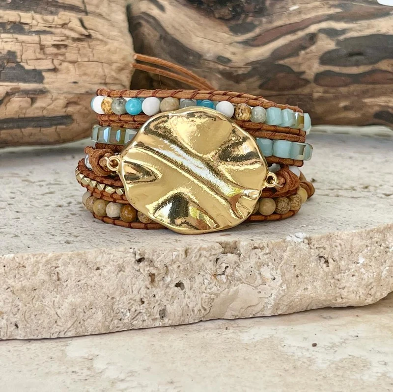 Bracelet Bohème en plaqué or