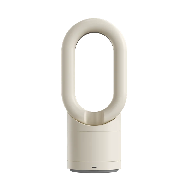 Ventilateur brumisateur sans pale beige sans fil