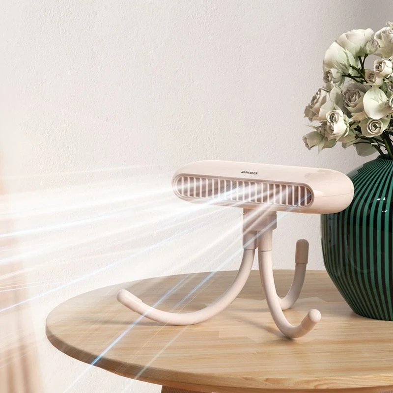 Ventilateur portable compact rose