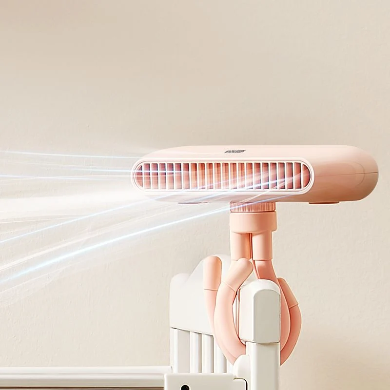 Ventilateur portable compact rose